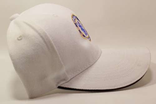 Chelsea Football Club White Peaked Cap with CFC Logo
