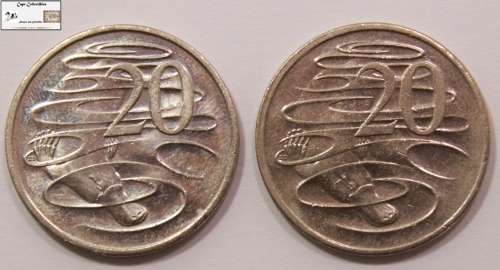 Australia 20 Cent Coin 2002 & 2006 (Two Coins) Circulated
