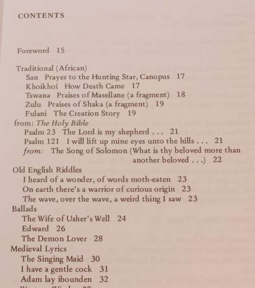 Accents An Anthology Of Poetry by Michael Chapman & Tony Voss Softcover Book