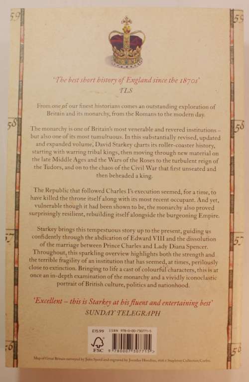 Crown & Country A History Of England Through The Monarchy by David Starkey Softcover Book