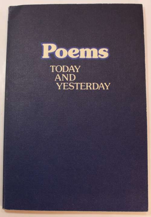 Poems Today and Yesterday Ed. by  K.B. Hartsthorne Softcover Book