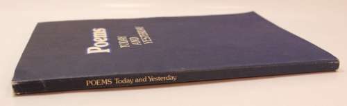 Poems Today and Yesterday Ed. by  K.B. Hartsthorne Softcover Book