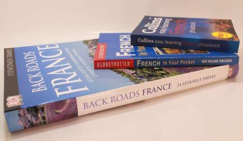Back Roads France & Easy Learning French & French in Your Pocket 3 x Softcover Books