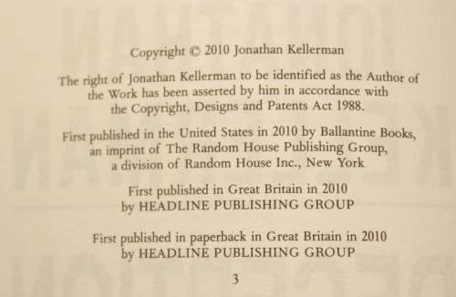 Deception by Jonathan Kellerman Softcover Book