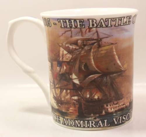 The Battle Of Trafalgar Lord Nelson Fine Bone China Mug by Allenway Of Bourne