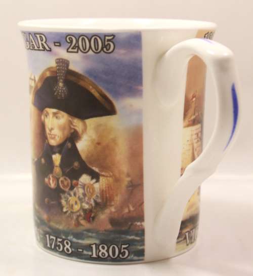 The Battle Of Trafalgar Lord Nelson Fine Bone China Mug by Allenway Of Bourne