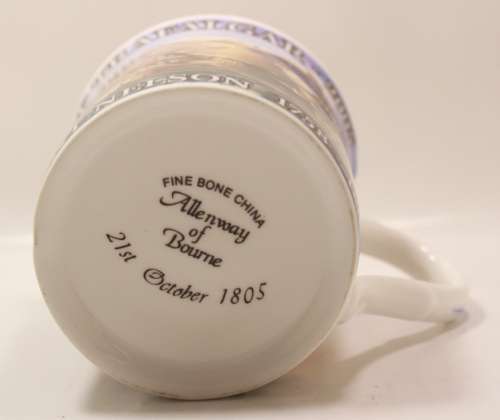 The Battle Of Trafalgar Lord Nelson Fine Bone China Mug by Allenway Of Bourne