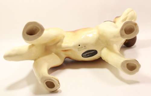 Vintage St Bernard Porcelain Figurine Made By Coopercraft