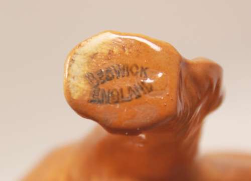 Vintage Cocker Spaniel Standing Alert Porcelain Figurine by Beswick