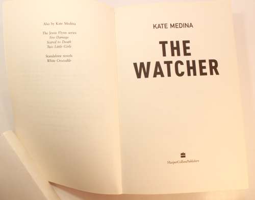 The Watcher by Kate Medina Softcover Book