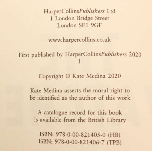 The Watcher by Kate Medina Softcover Book
