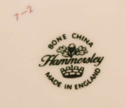 Hammersley Bone China Hexagonal Small Trinket Bowl with Lid
