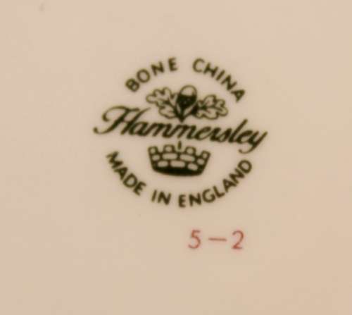 Hammersley Bone China Hexagonal Small Trinket Bowl with Lid