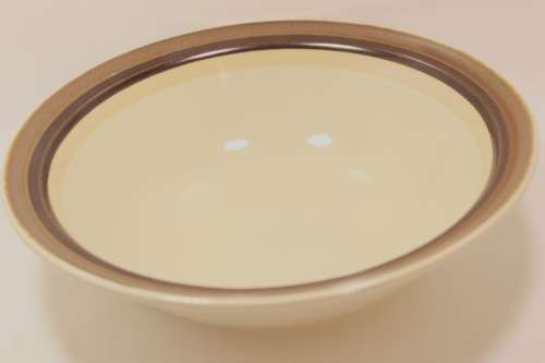 Vintage Haniwa Stone Japan `Meditation` Stoneware Coupe Cereal Bowl