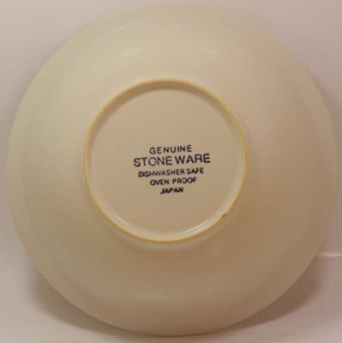 Vintage Haniwa Stone Japan `Meditation` Stoneware Coupe Cereal Bowl