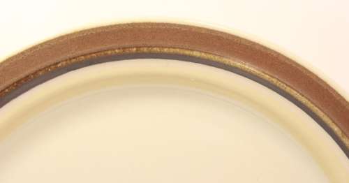 Vintage Haniwa Stone Japan `Meditation` Stoneware Side Plate