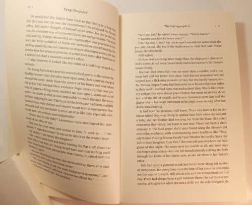 The Cartographers by Peng Sheperd Softcover Book