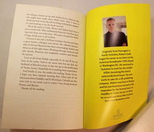 Twelve Secrets by Robert Gold Softcover Book
