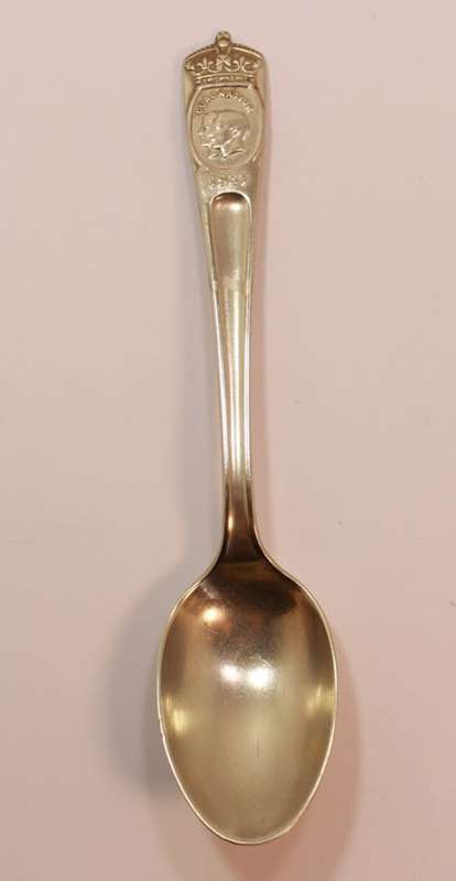 Vintage 1937 George V1 Coronation EPNS A1 Teaspoon