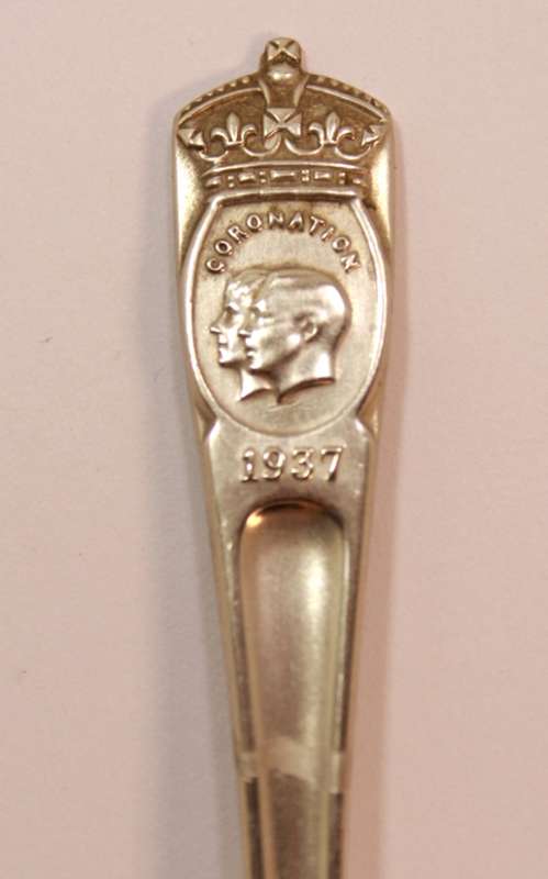 Vintage 1937 George V1 Coronation EPNS A1 Teaspoon