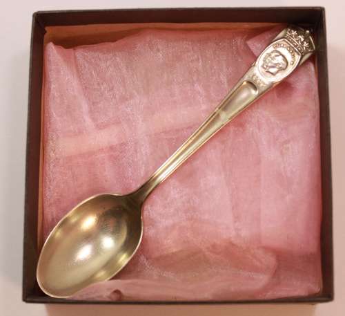 Vintage 1937 George V1 Coronation EPNS A1 Teaspoon