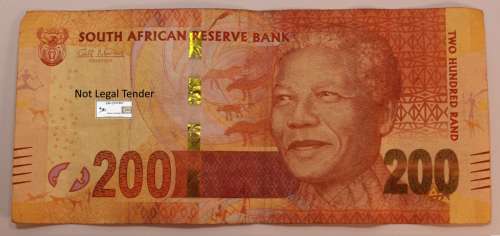 South Africa R200 Gill Marcus JE Circulated Bank Note (Very Fine)