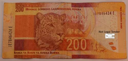 South Africa R200 Gill Marcus JE Circulated Bank Note (Very Fine)