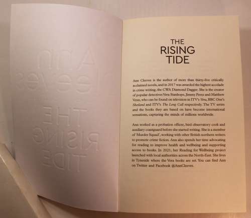 The Rising Tide by Ann Cleeves Softcover Book