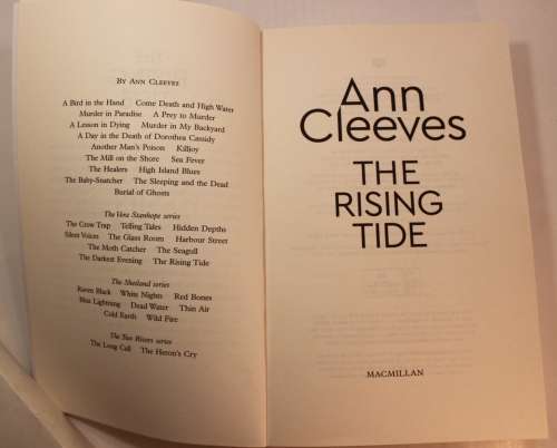 The Rising Tide by Ann Cleeves Softcover Book