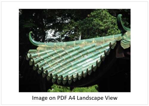 `Building: Single Eave Chinese Hip Roof Rounded Tile` Original Digital  Download Stock Photo