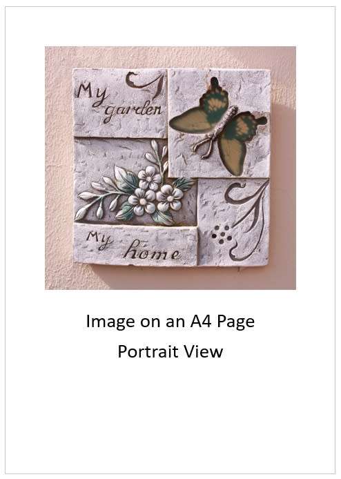 `My Garden My Home` Wall Plate Original Digital Download Stock Photo