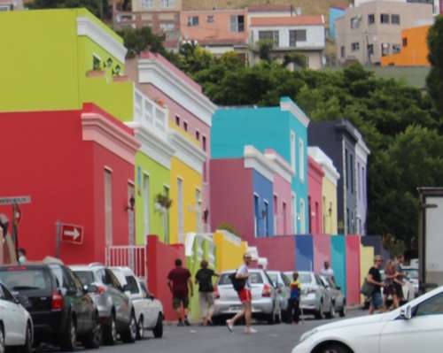 `Cape Town: Bo Kaap Street Scene` Original Digital Download Stock Photo