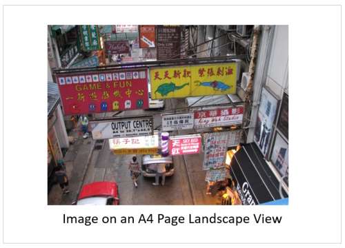 `Hong Kong Street Scene with Signs` Original Digital Download Stock Photo