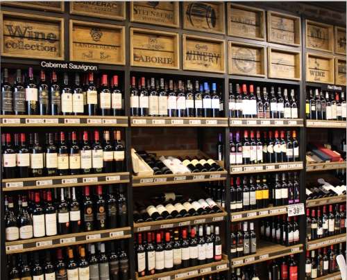 `Red Wines In Stock` Original Digital Download Stock Photo