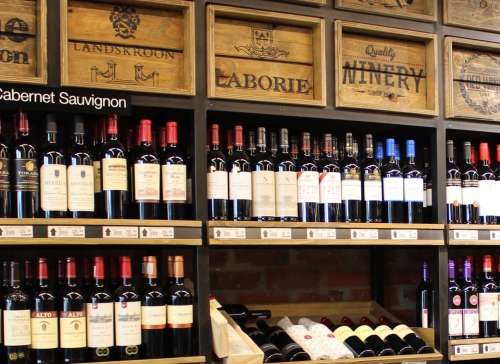 `Red Wines In Stock` Original Digital Download Stock Photo