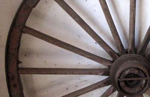 `Transport: Vintage Wagon Wheel` Original Digital Download Stock Photo
