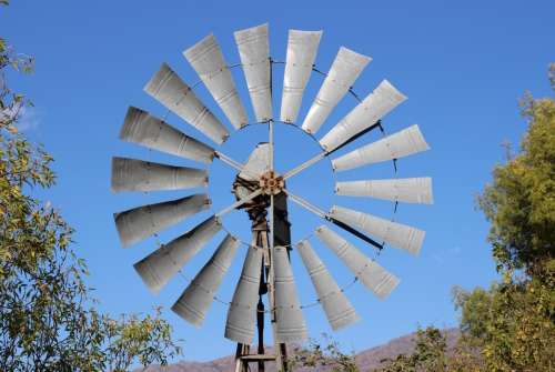 `Water: Windmill Blades` Original Digital Download Stock Photo
