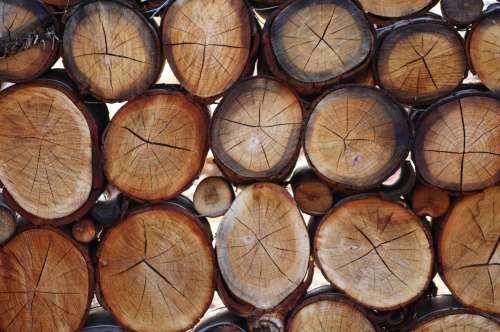 `Stacked Woodpile` Original Digital Download Stock Photo