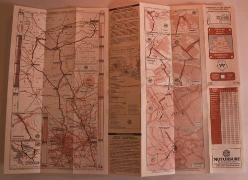 3 x Vintage Folded AA Maps Pretoria-Gaborone `90, Pretoria-Bloemfontein `92, PTA-Richards Bay `93