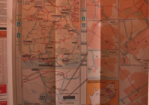 3 x Vintage Folded AA Maps Pretoria-Gaborone `90, Pretoria-Bloemfontein `92, PTA-Richards Bay `93