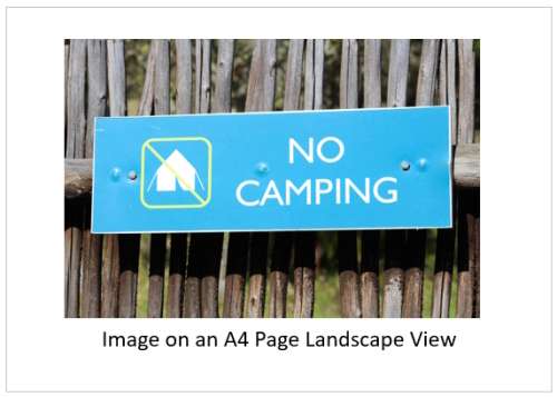 `No Camping` Sign Original Digital Download Stock Photo