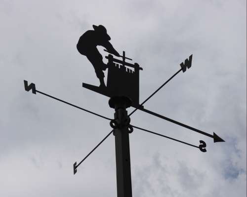 `Pressing The Grapes Weathervane` Original Digital Download Stock Photo