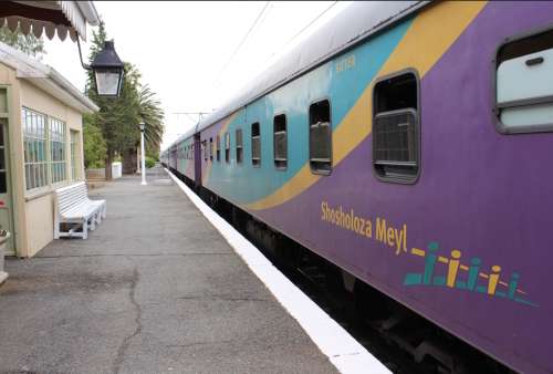 `Transport: Shosholoza Meyl At The Station` Original Digital Download Stock Photo