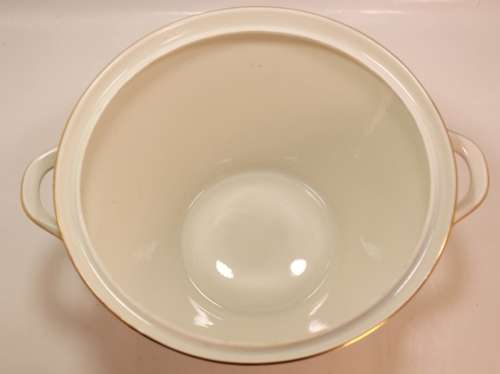 Alka Kunst Bavaria 3836 White Porcelain Tureen with Lid & Handles