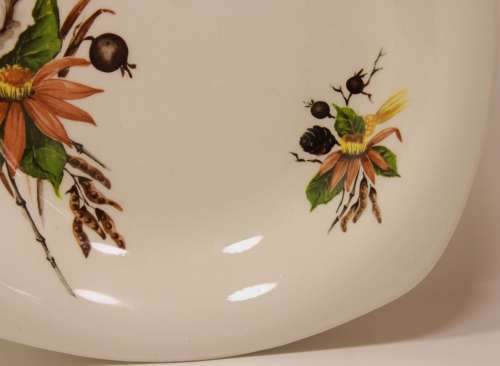 Midwinter Stylecraft Fashion Shape `Countryside` Porcelain Dessert Bowl
