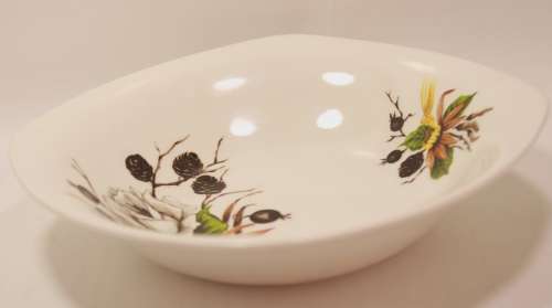 Midwinter Stylecraft Fashion Shape `Countryside` Porcelain Coupe Cereal Bowl