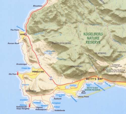 Fairest Cape Map of Cape Peninsula 2000 Printed Map