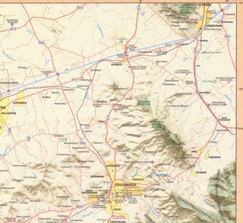 Fairest Cape Map of Cape Peninsula 2000 Digital Download
