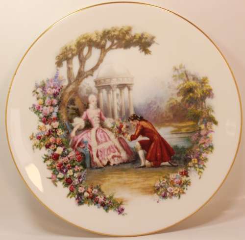 Vintage Royal Doulton `Offering Flowers` Bone China Plate