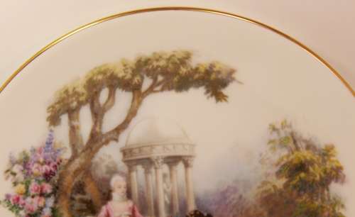 Vintage Royal Doulton `Offering Flowers` Bone China Plate